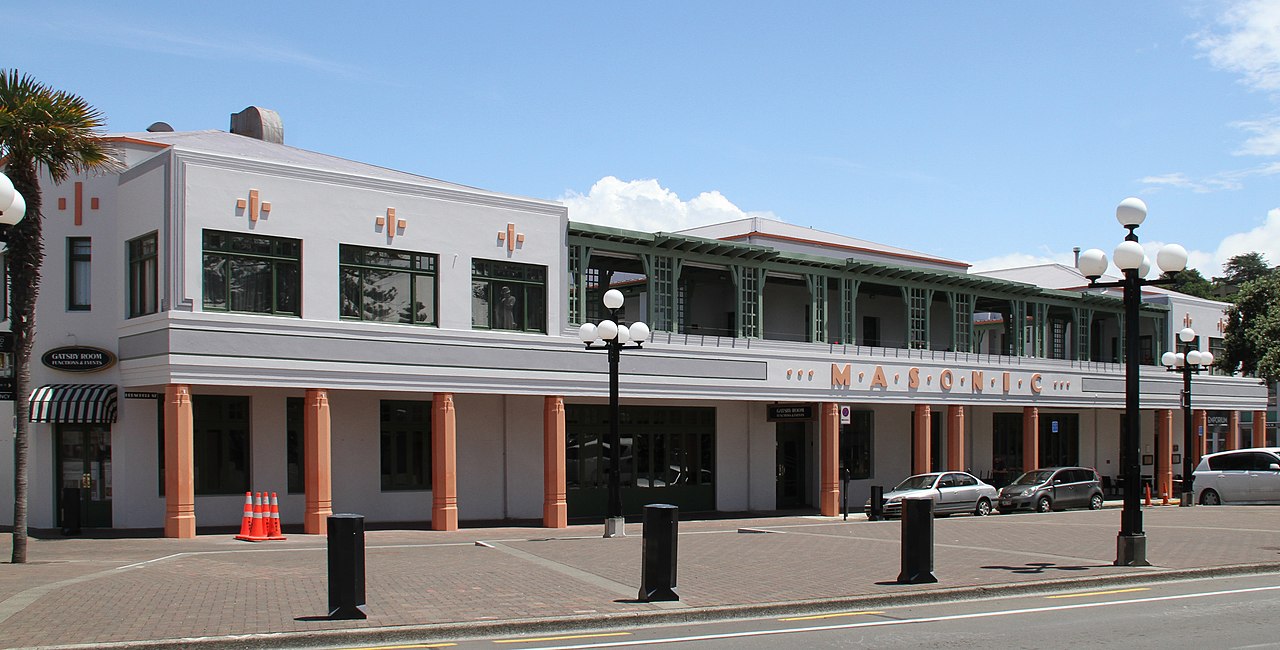 Art Deco Masonic Hotel in Napier, Hawke's Bay