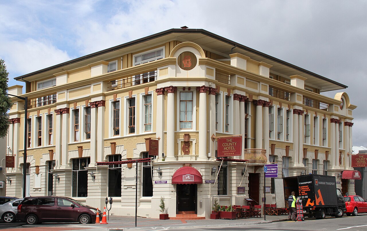 County Hotel in Napier, Hawke's Bay